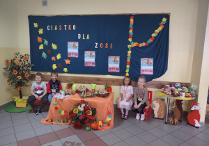 Dzieci z naszego przedszkola promują akcję charytatywną w naszym przedszkolu