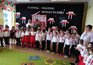 Festiwal Piosenki Patriotycznej w naszym przedszkolu